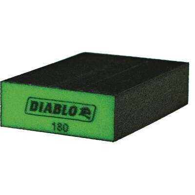 Diablo 2-1/2 In. x 4 In. x 1 In. 180 Grit (Ultra Fine) Flat Edge Sanding Sponge